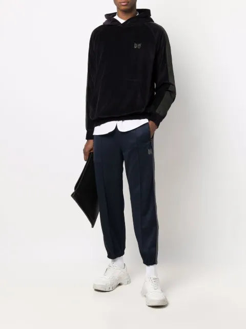 Needles logo embroidered hoodie