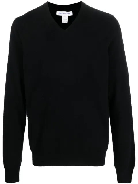 Comme Des Garçons Shirt V-neck knitted jumper