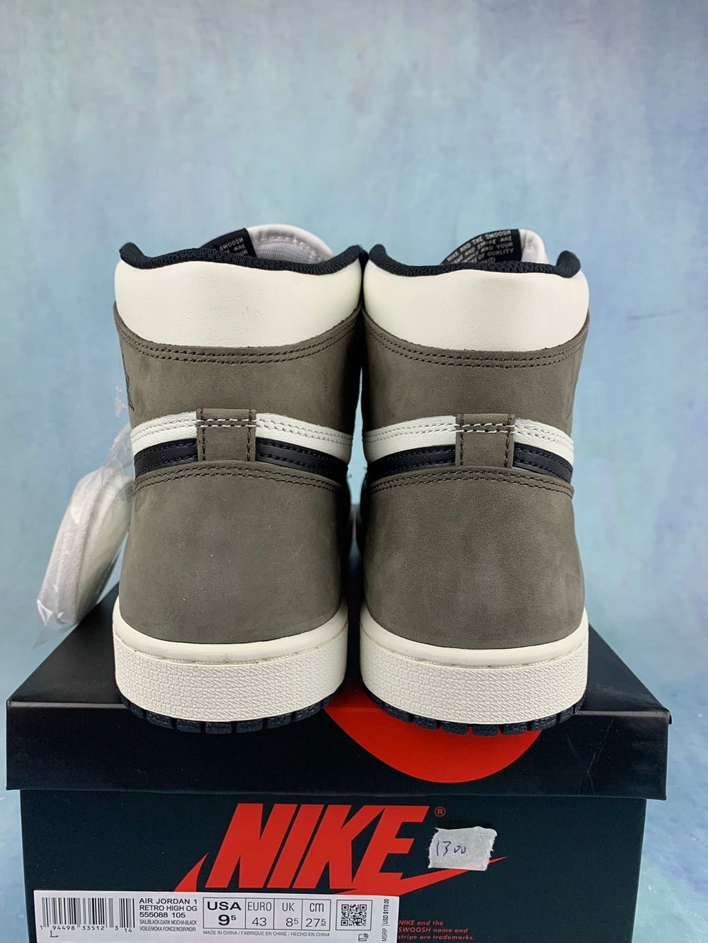 Air Jordan 1 High Dark Mocha 55588-105 Unisex Sneakers