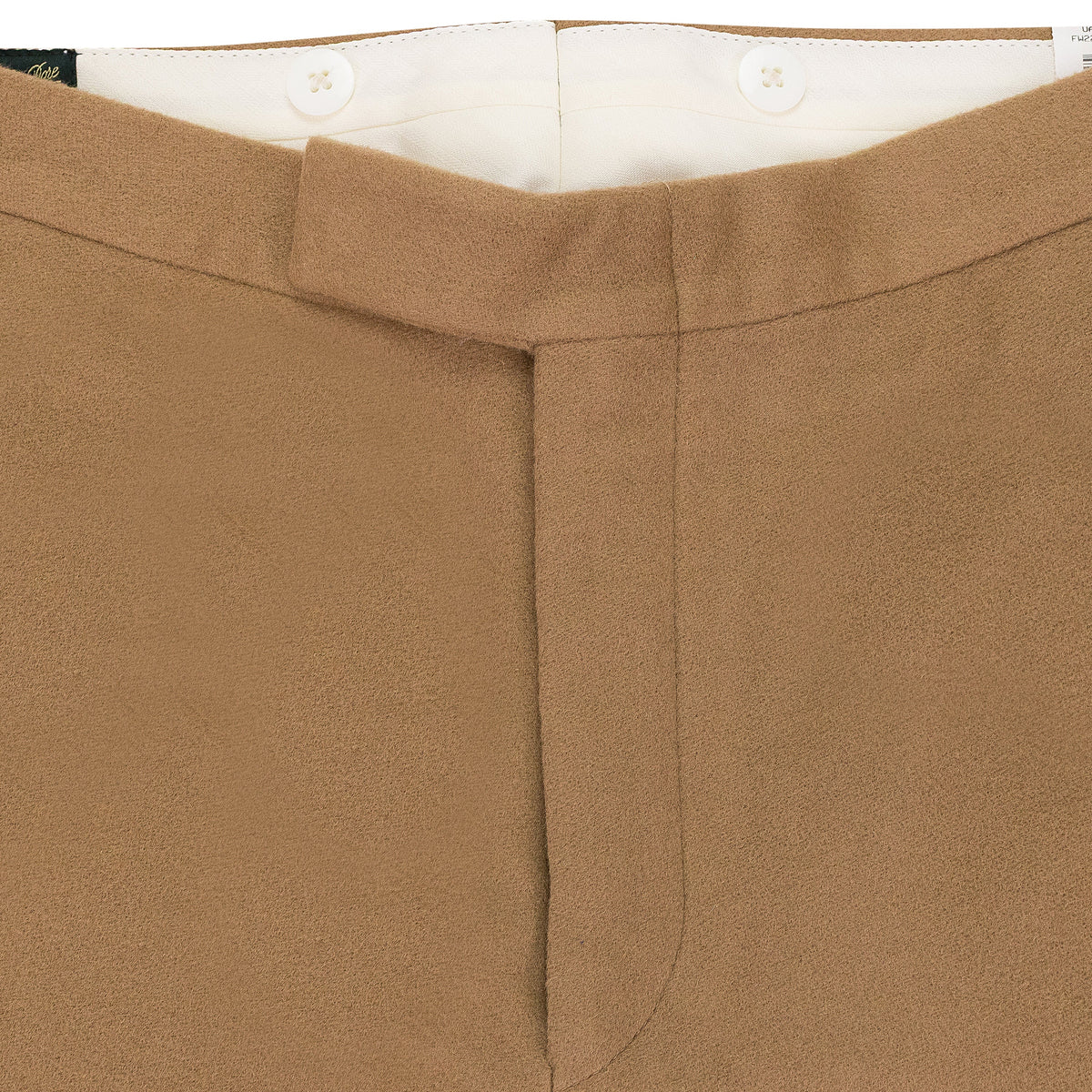 BEIGE CAMEL SUIT PANTS