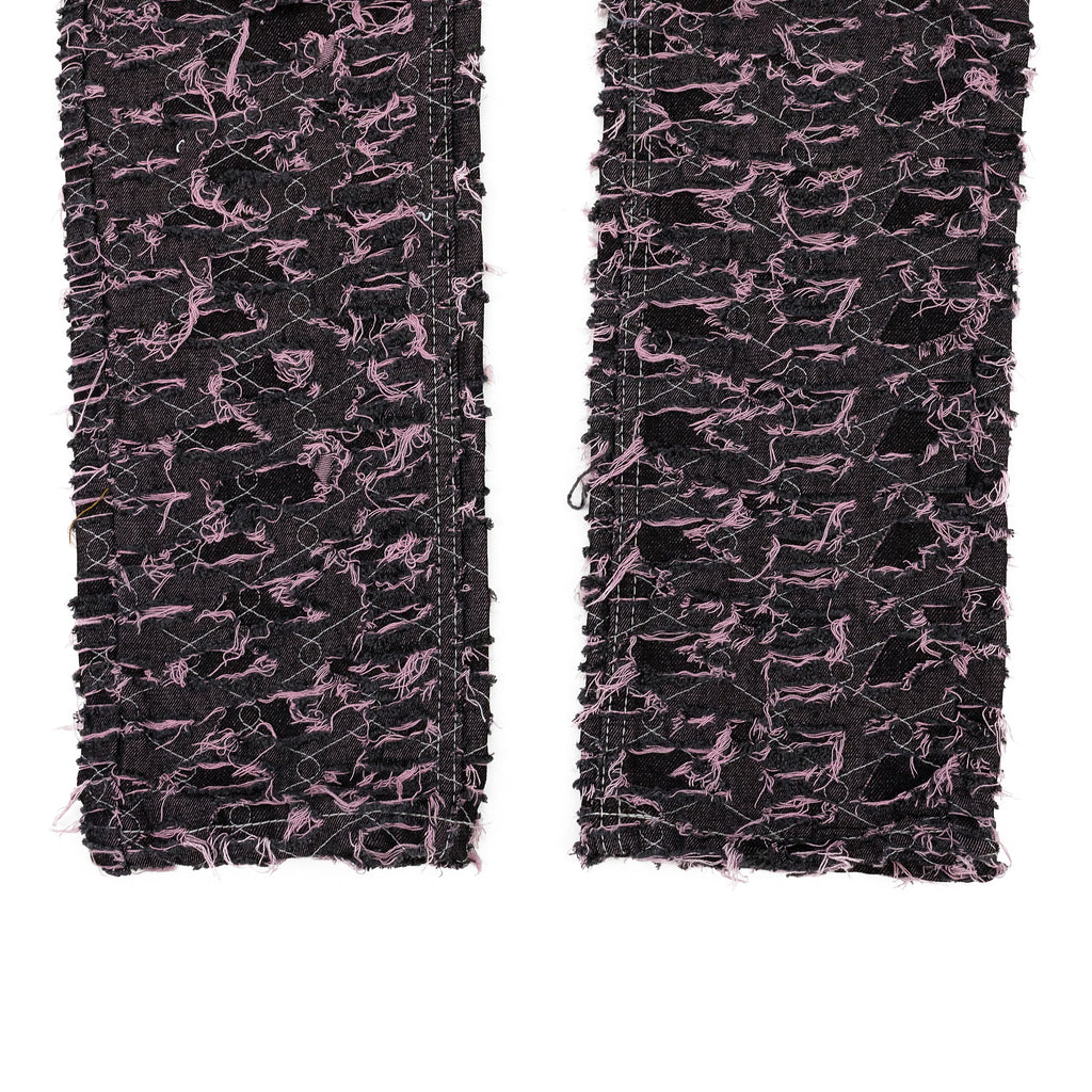 PINK HUSK STRAIGHT-FIT JEANS