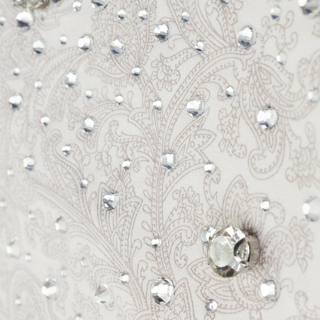 WHITE CASHEW BLOSSOM PEARL SWEATPANTS