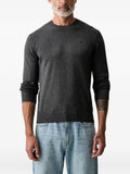Hackett London logo-embroidered ribbed-trim sweater