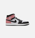Air Jordan 1 Mid Men's Shoe – White/Rust Pink/Black