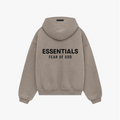 Essentials Fear Of God Fleece Hoodie Heather Gray