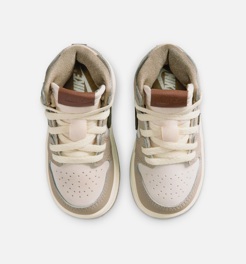 Air Jordan 1 Retro High OG Khaki – Infant & Toddler Lifestyle Shoe | Khaki/Sail/Coconut Milk/Cargo Khaki