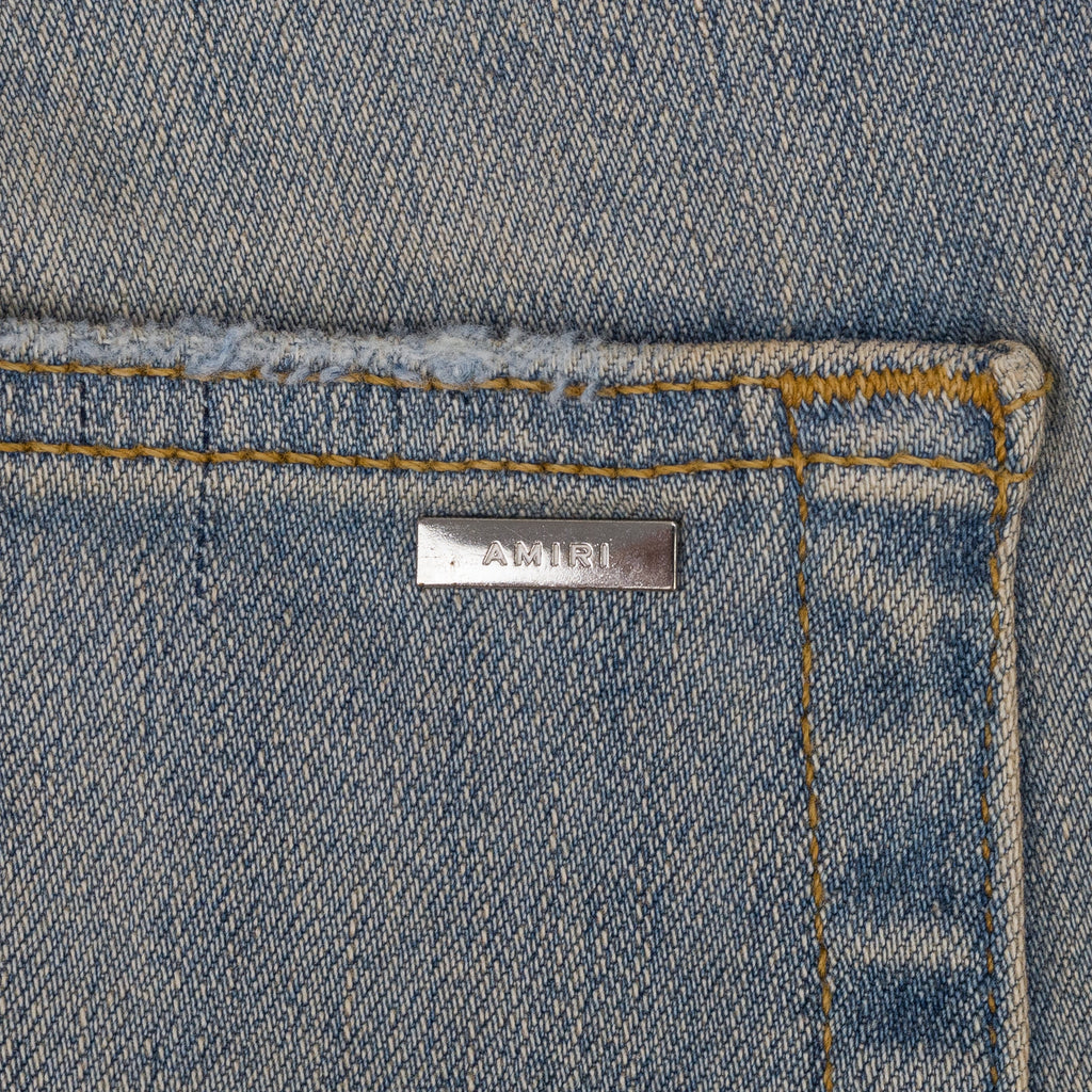 Antique Indigo Varsity Eagle Logo Jeans