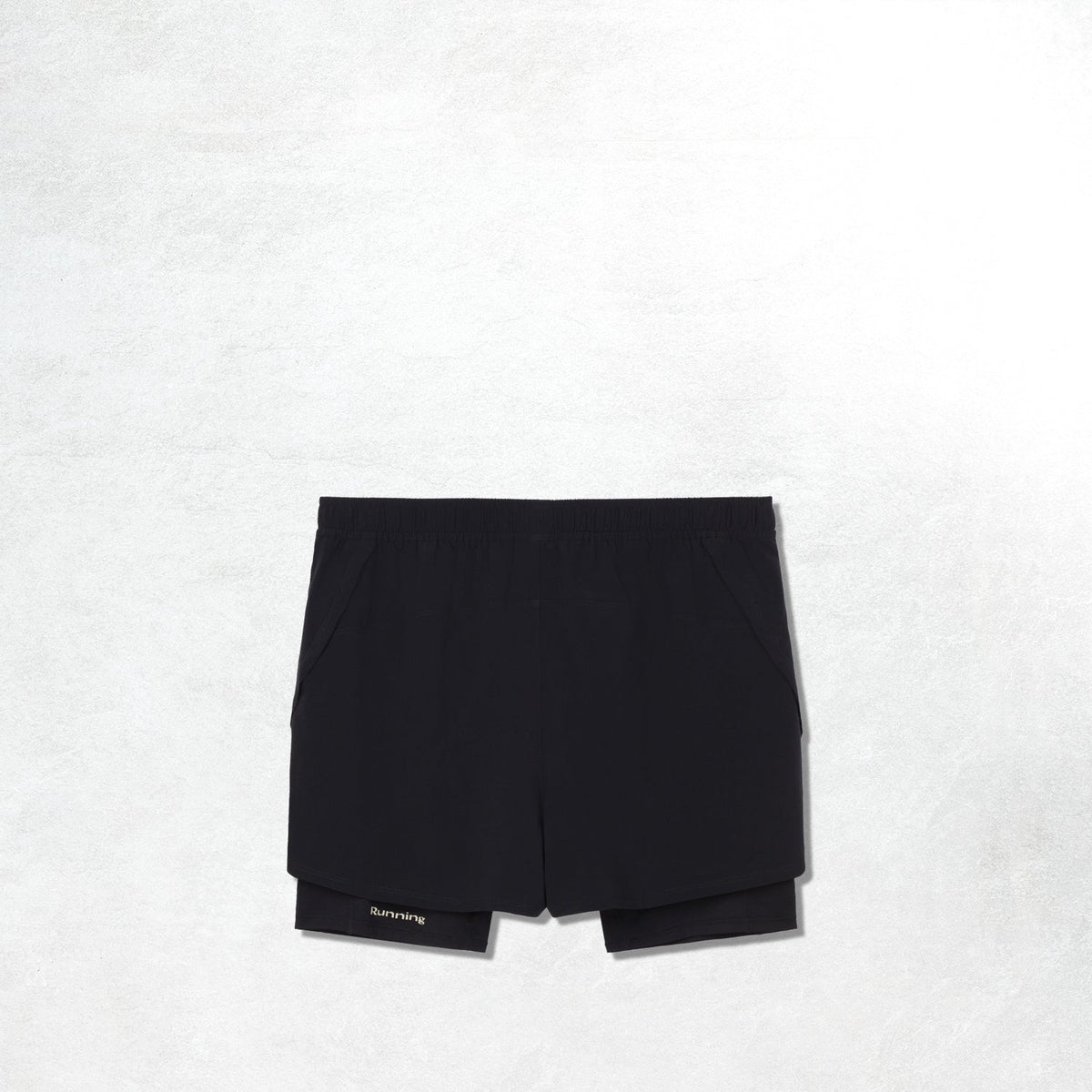 Acid Running 2-in-1 Shorts - Black