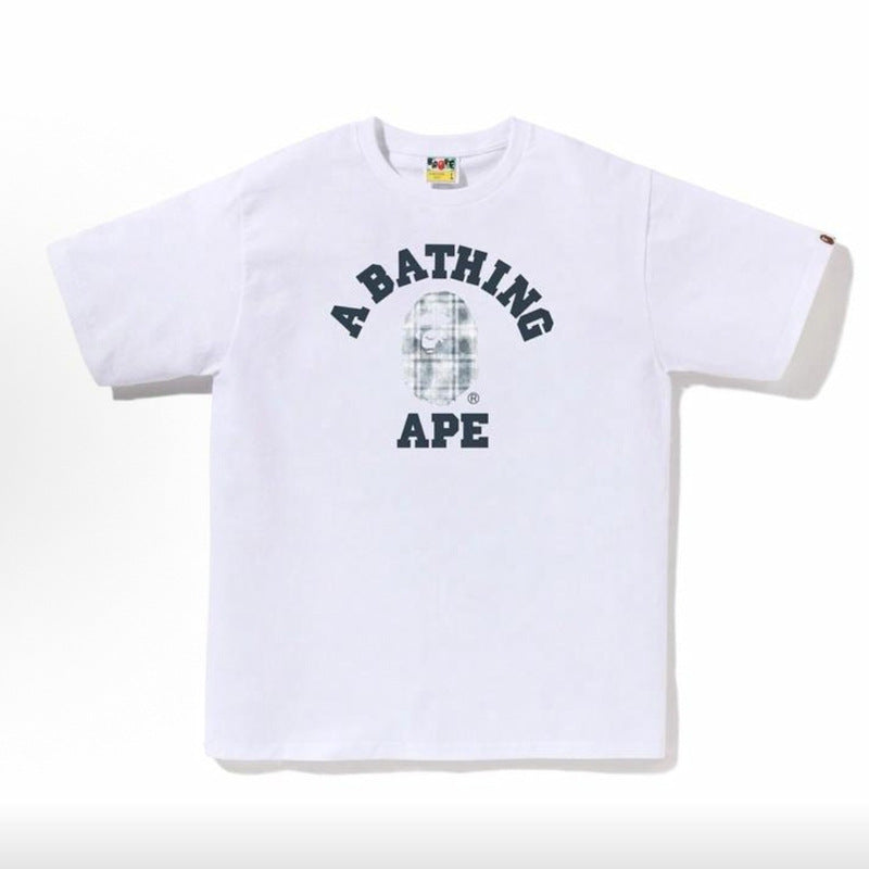 BAPE Ape Head & Shark Graphic Tee Loose Unisex Streetwear T-Shirt