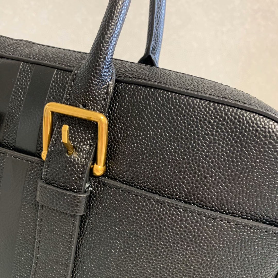 Cowhide briefcase
