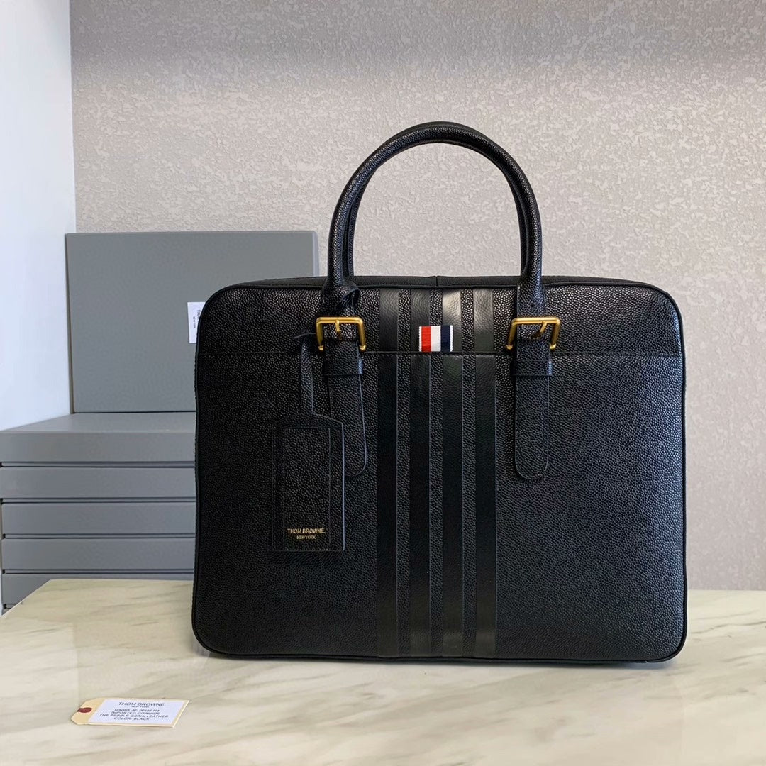 Cowhide briefcase