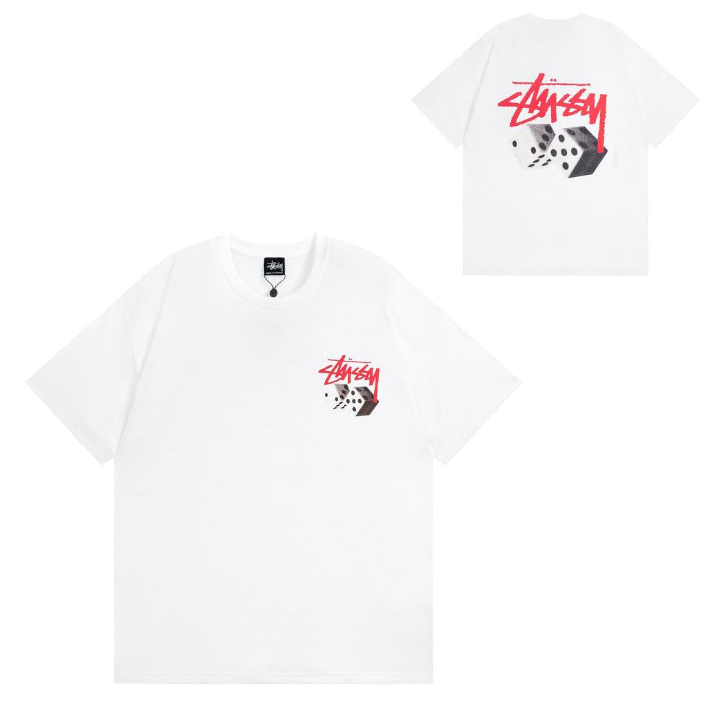 Stussy T Shirts Casual Versatile Loose T Shirts Couple