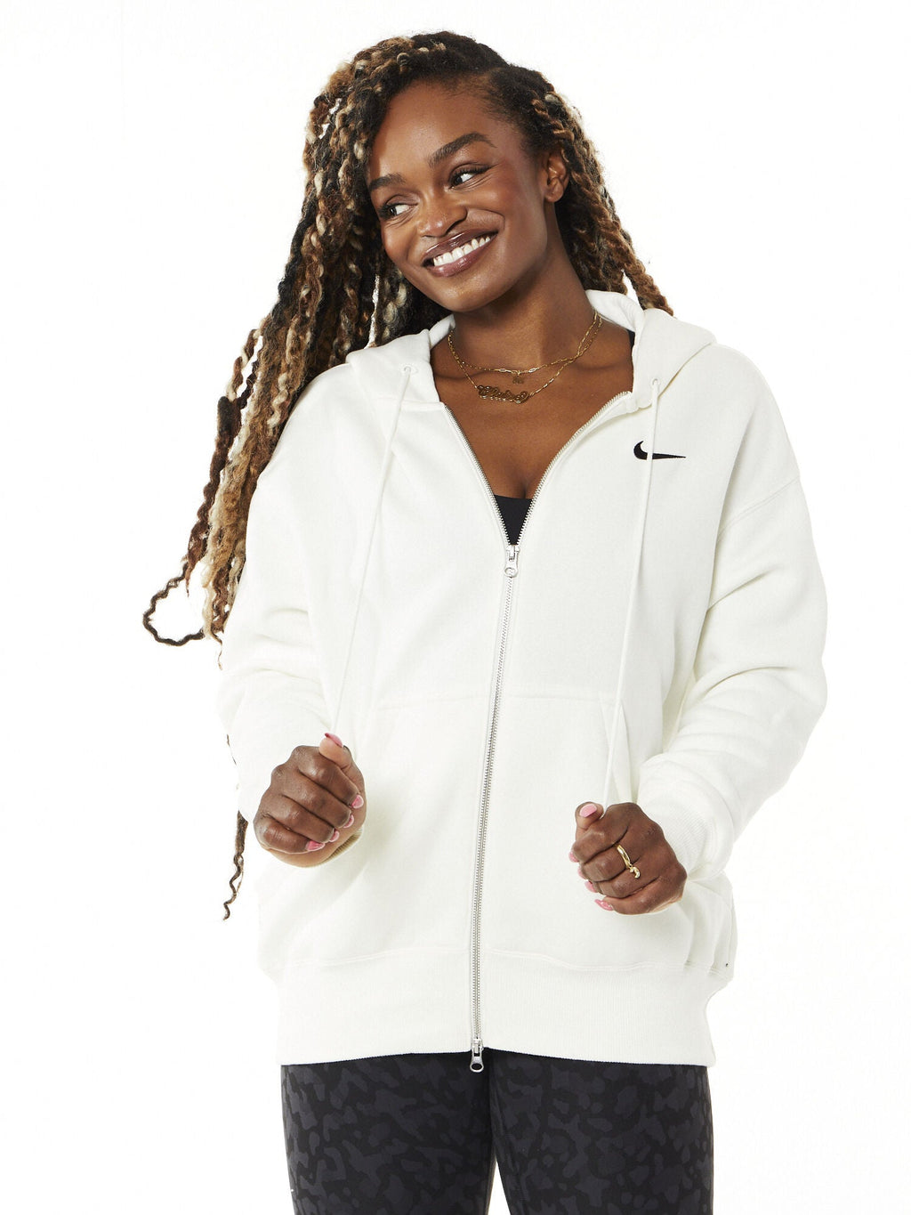 Oversized Full-Zip Hoodie