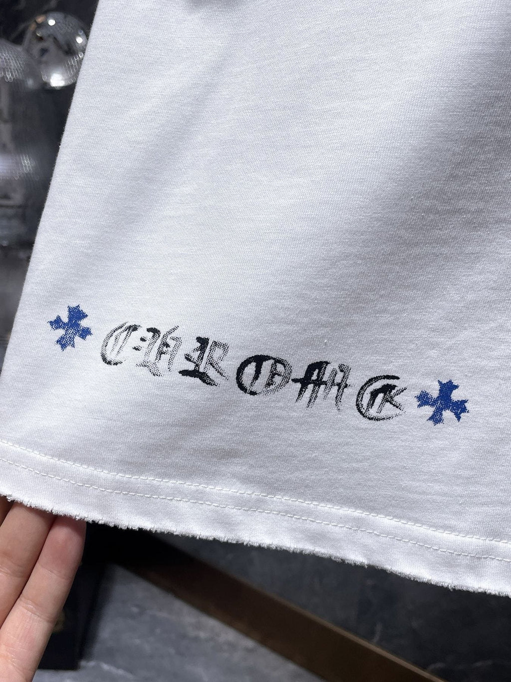 Chrome Hearts Cross Graffiti Graphic T-Shirt