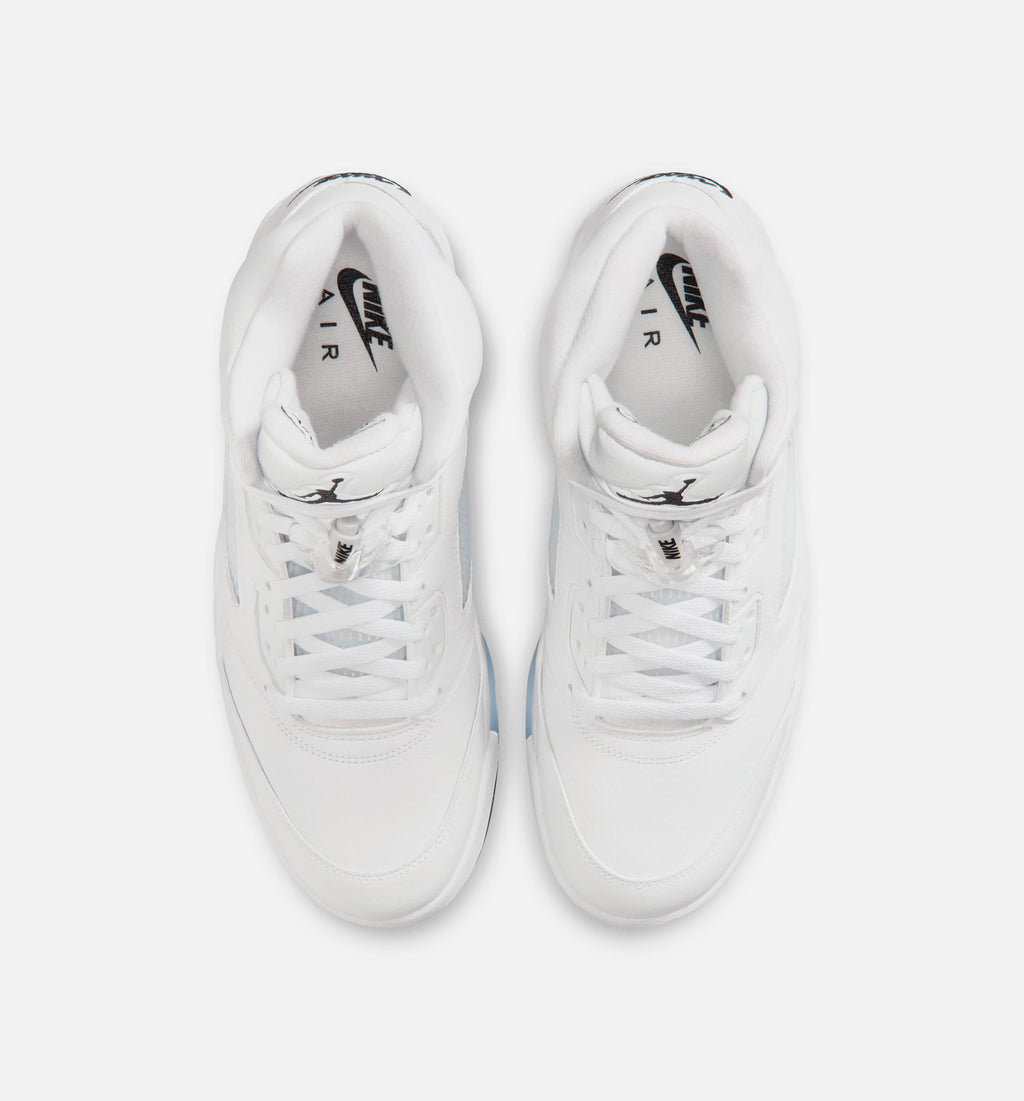 Air Jordan 5 Retro OG "White Metallic" Men's Shoe – White/Metallic Silver/Black