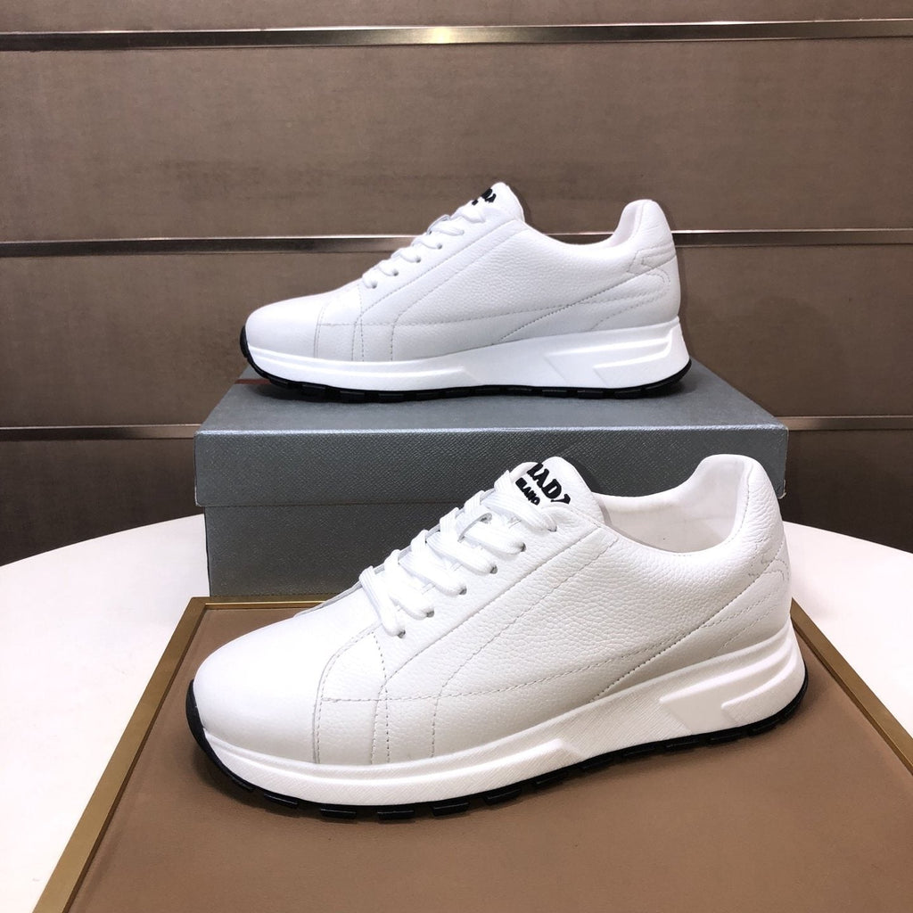 Prada White Low-Top Sneakers