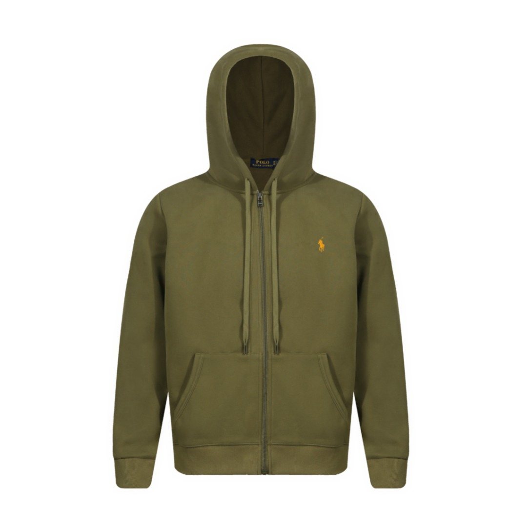 Ralph Lauren Brushed Cotton Full-Zip Hoodie