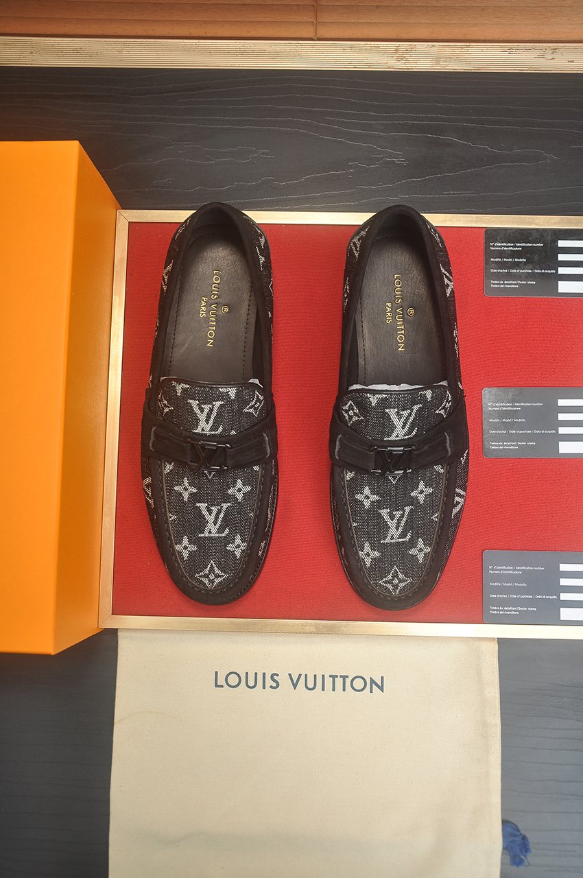 Louis Vuitton Checkerboard Buckle Loafers