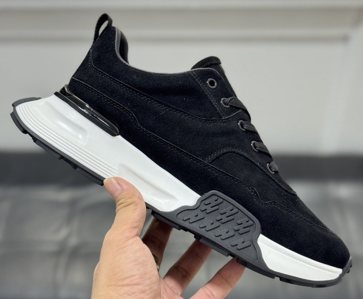 Hermès Men's Paneled Lace-Up Sneakers