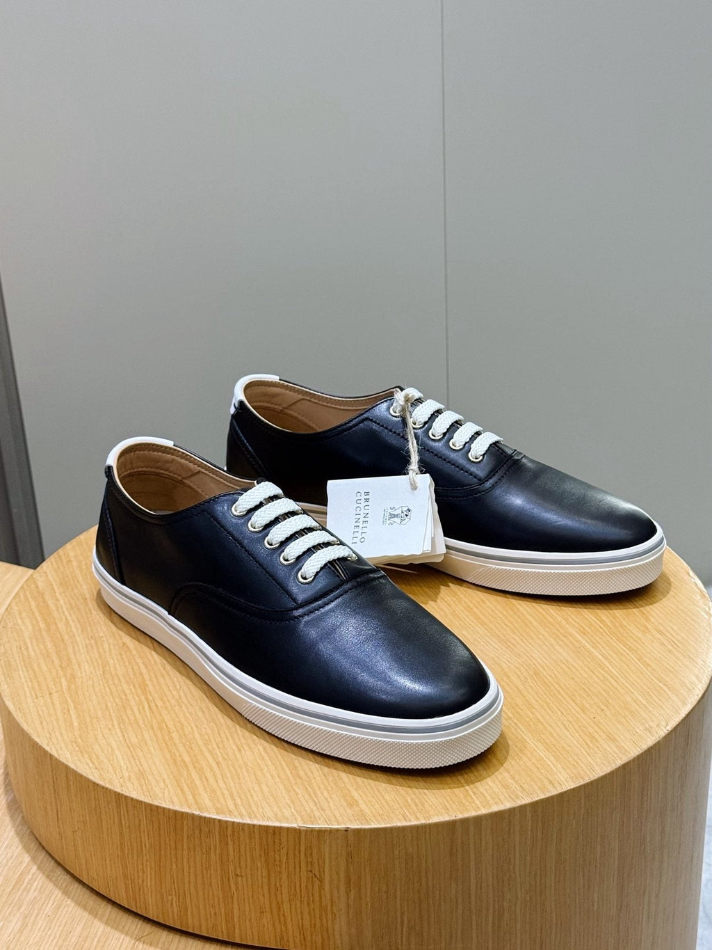 Brunello Cucinelli Leather Low-Top Sneakers