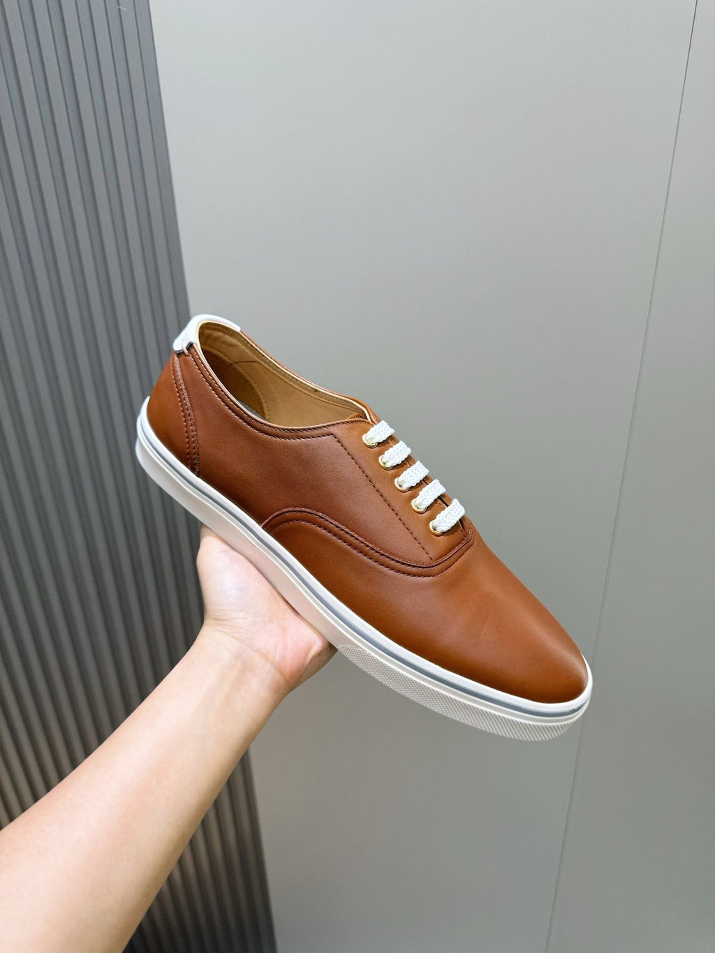 Brunello Cucinelli Leather Low-Top Sneakers