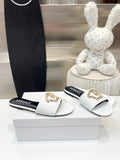 Versace Emblem Slide Sandals