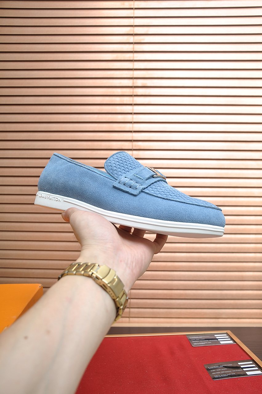 Louis Vuitton Buckle Slip-On Loafers