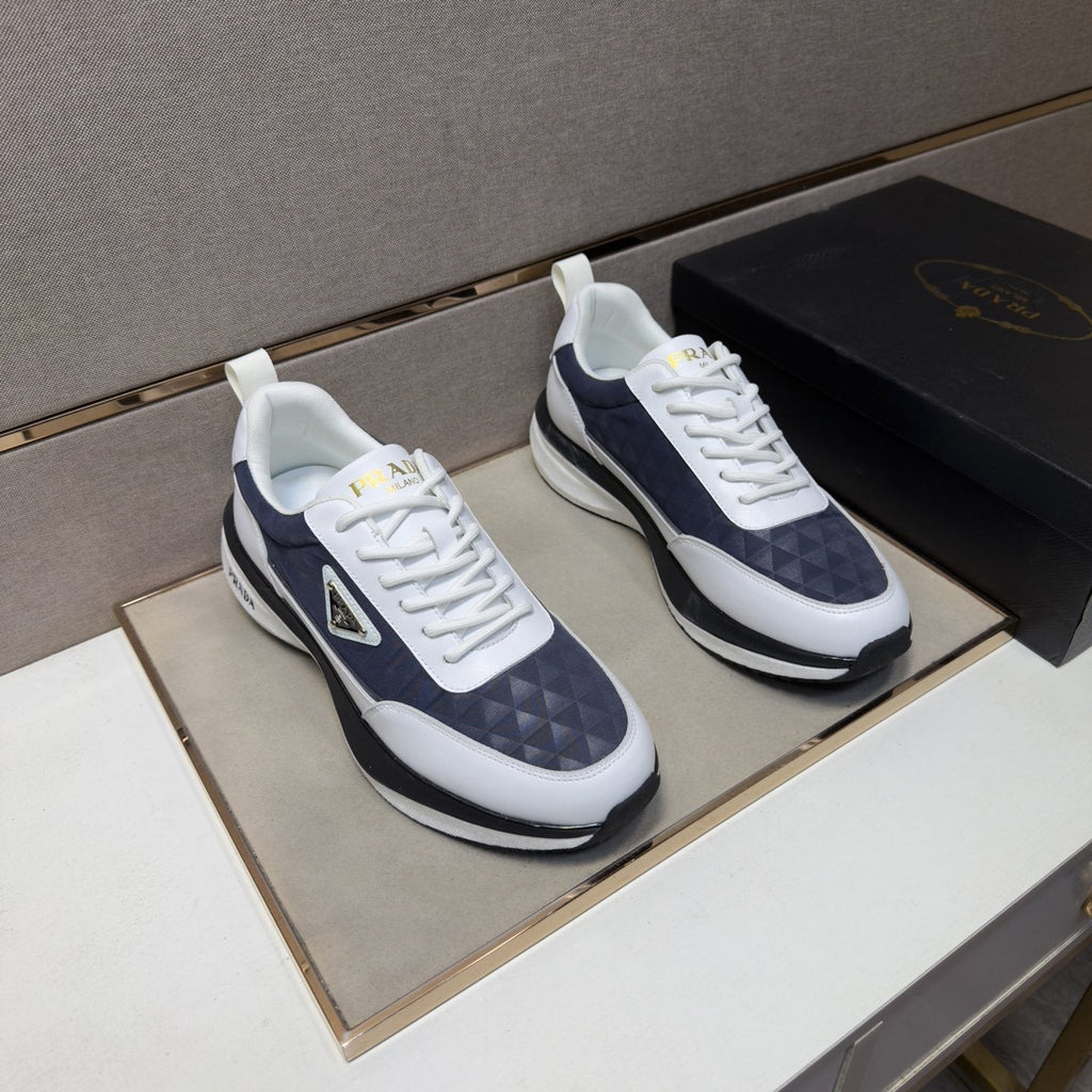 Prada Quilted Panel Sneakers