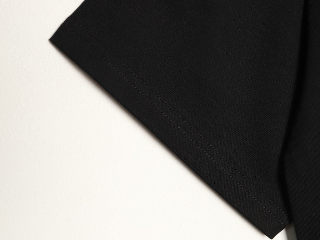 Louis Vuitton L.V.M. and Equipe Lettering Short-Sleeve T-Shirt - Black